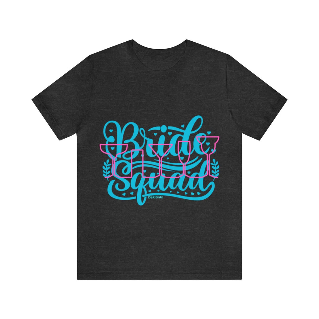 Bridal Squad Party Unisex Short Sleeve Tee Weddings Drinking Rings Celebration