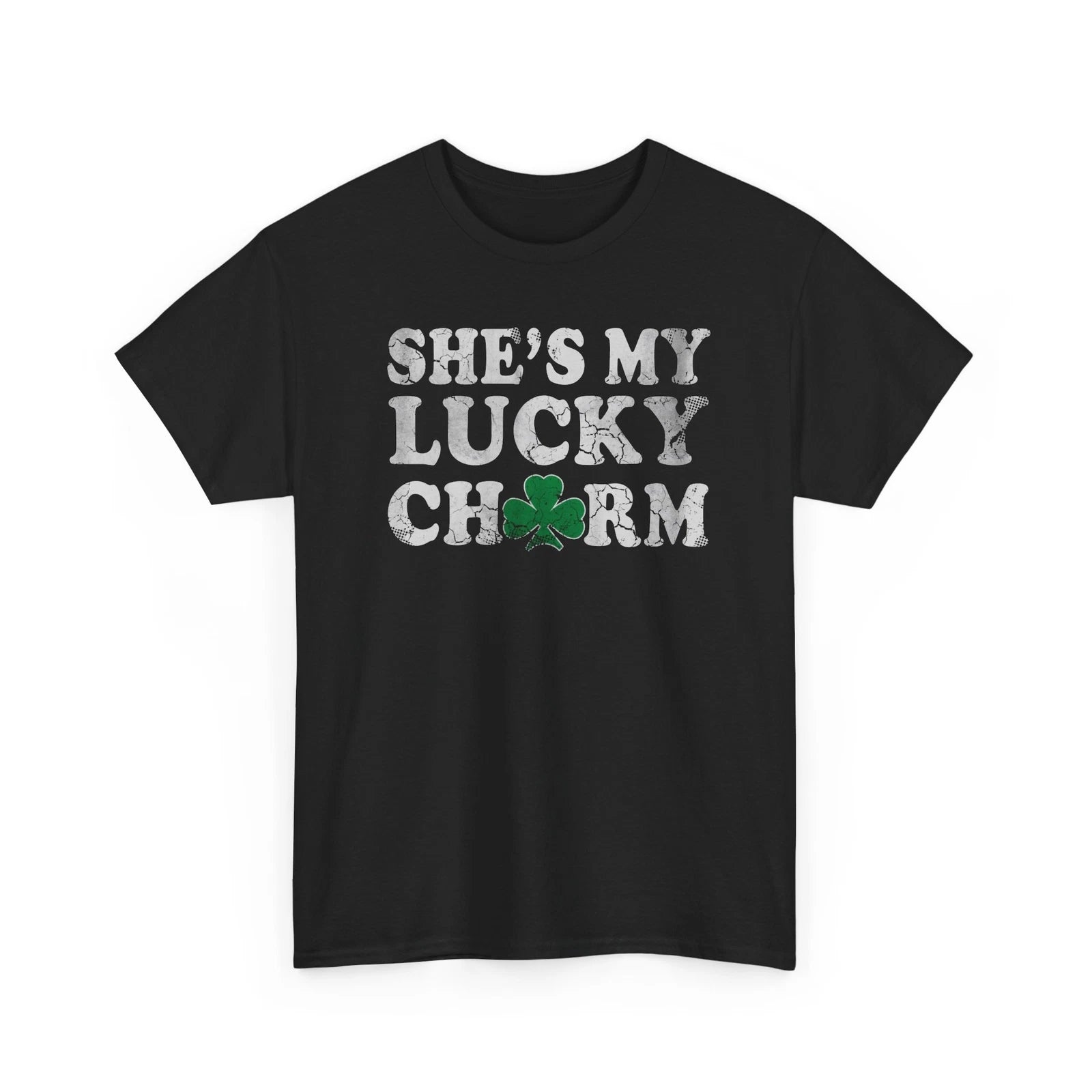 St. Patrick's Day She's My Lucky Charm Couples Tee, Unisex Cotton Shirt, Irish