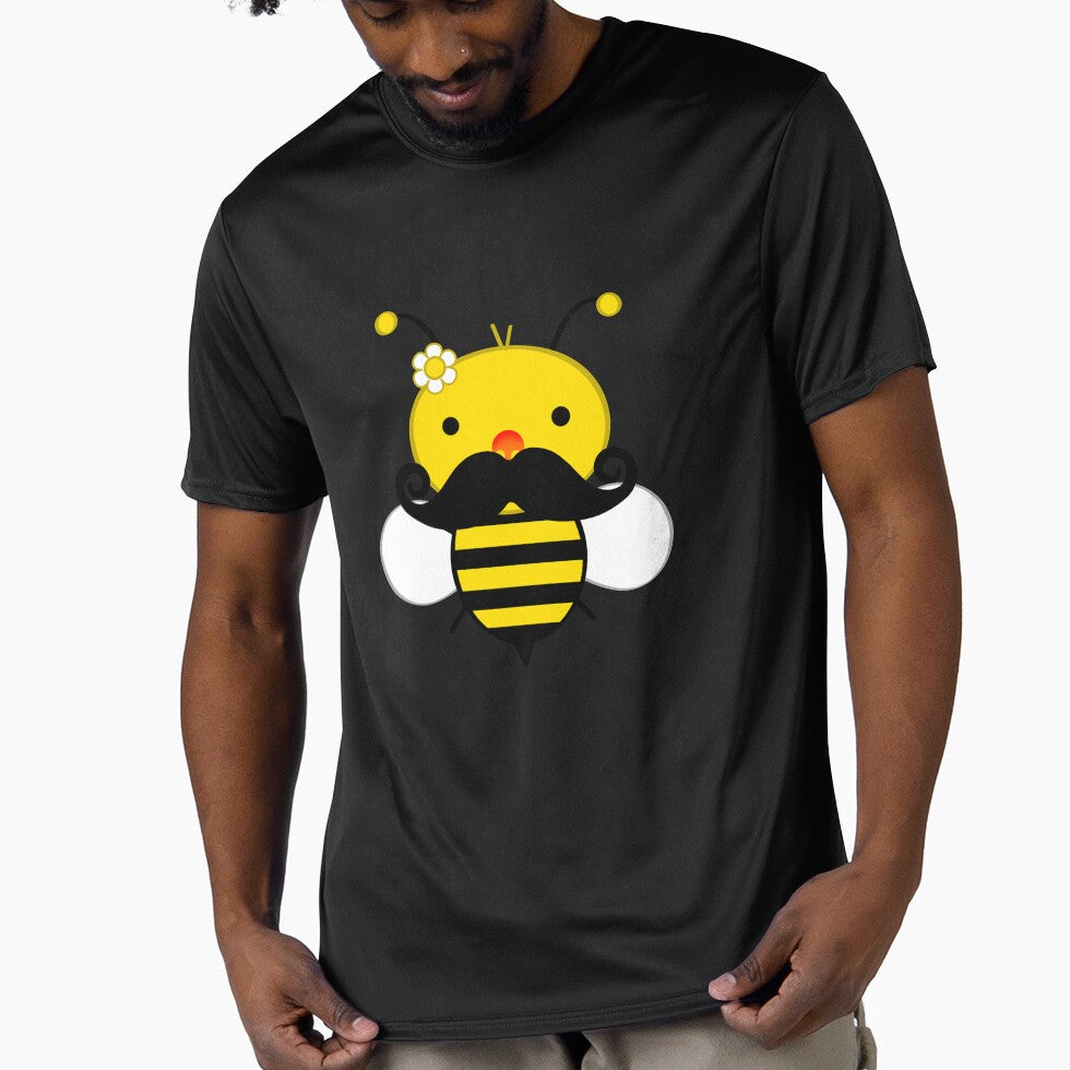 Cute Wholesome Bee mustache by josephfanous