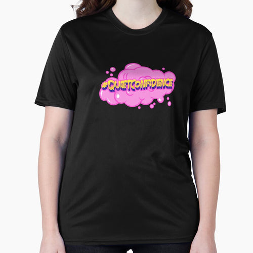 #QuietConfidence Hashtag T-Shirt by DwishOriginals