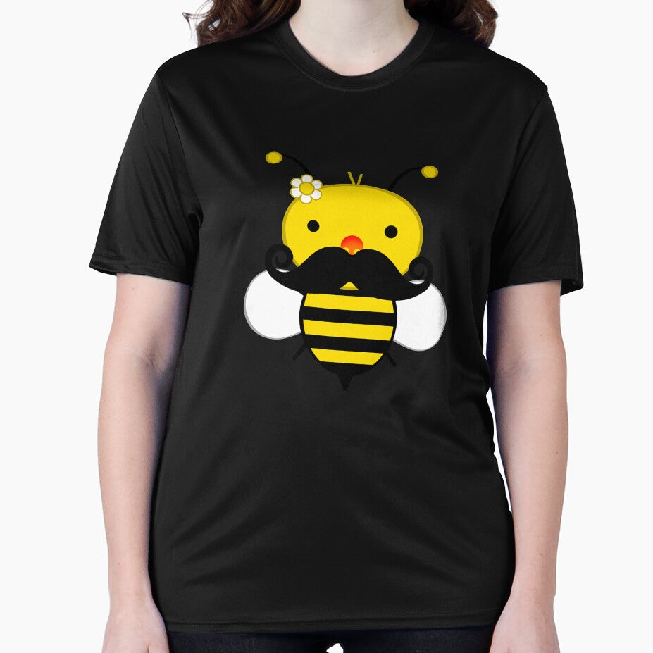 Cute Wholesome Bee mustache by josephfanous