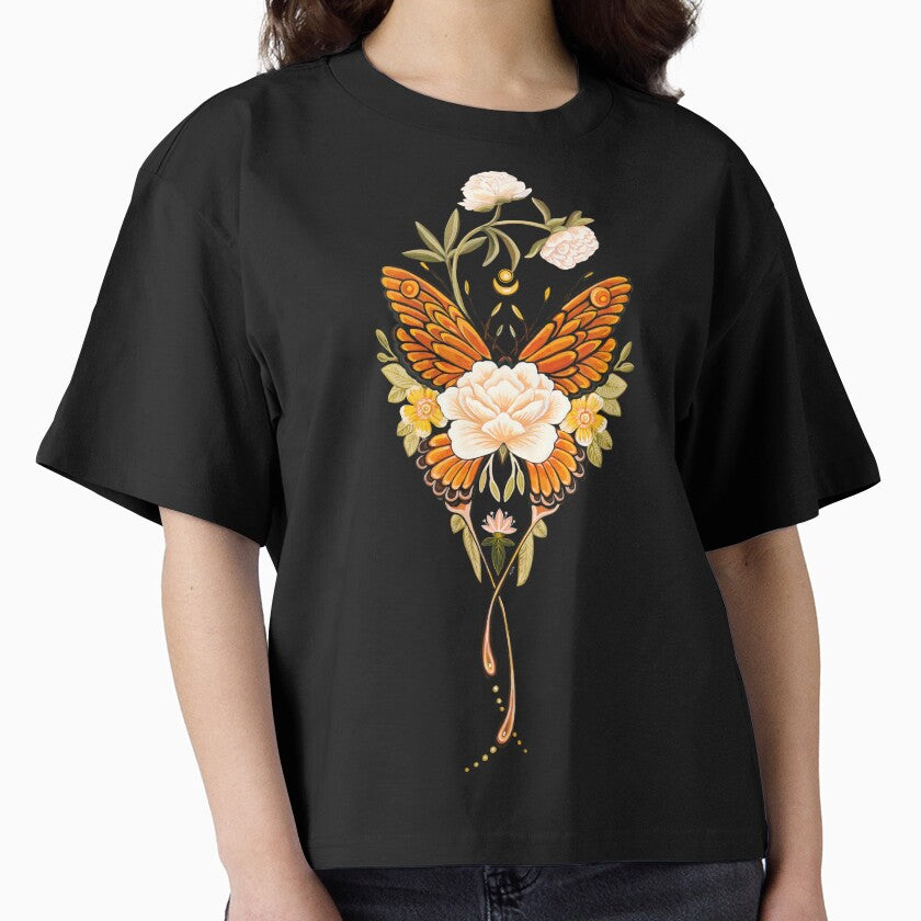 Tattoo Butterfly Peonies by Ruta