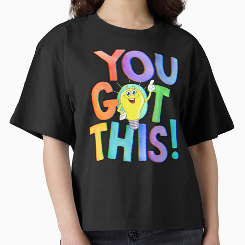 "You Got This" inspirational, motivational, encouraging, bright colors, light bulb moment by karinasalwaszka