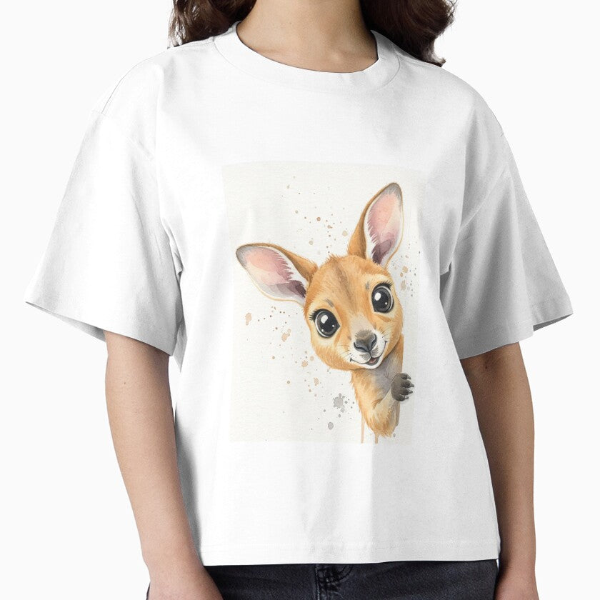 Kangaroo meme funny cute kawaii pet animal watercolor by CheeseBlueprint