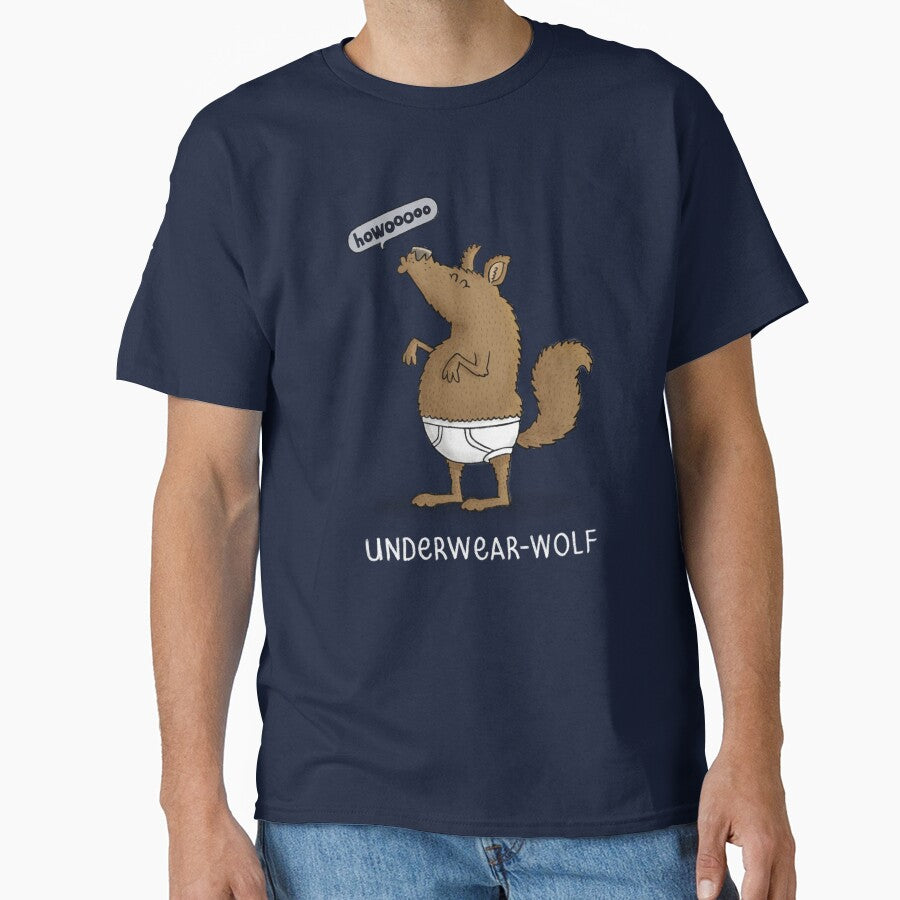 Underwear Wolf by carlbatterbee
