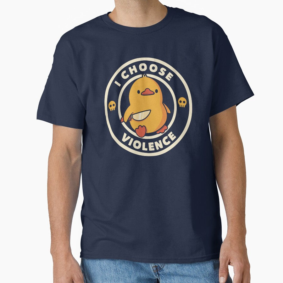 I Choose Violence Funny Duck by Tobe Fonseca by Tobe Fonseca®