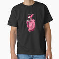 Pink Panther Aesthetic Hoodie Vibes – Cool Cartoon Streetwear Illustration by ThreadAuraES
