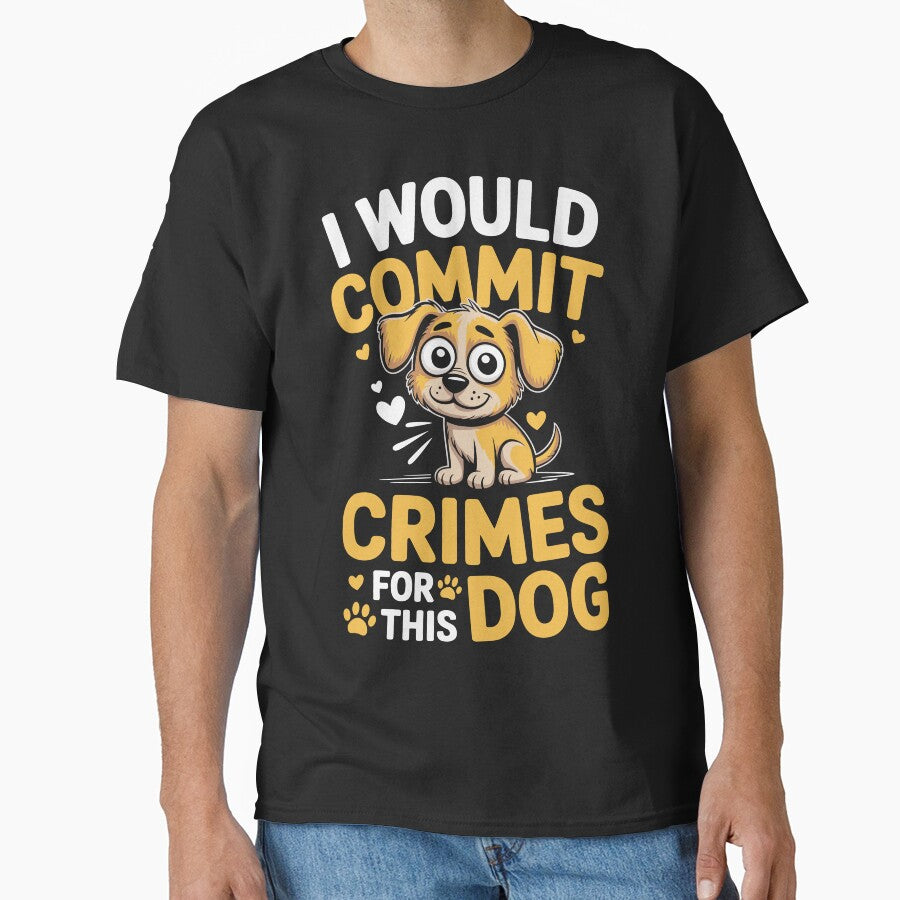 Sarcastic Bold Crimes For This Dog Quote by Kreatiq