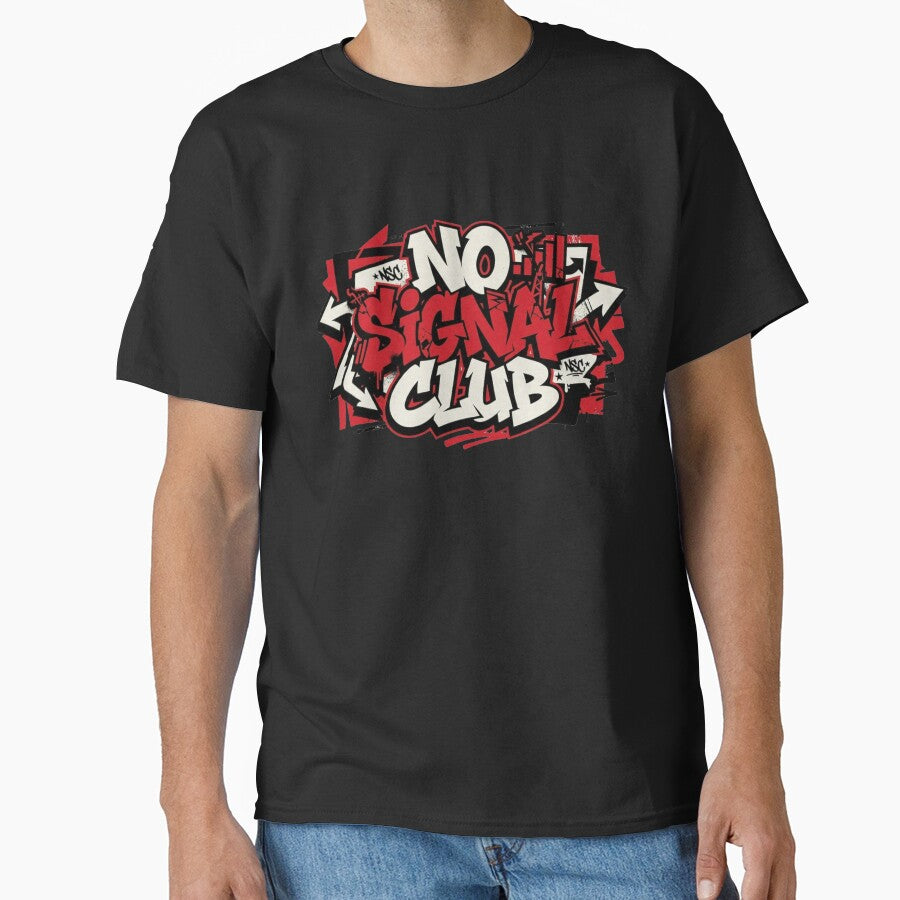 No Signal Club Streetwear Graphic by Quiet Mode Studio