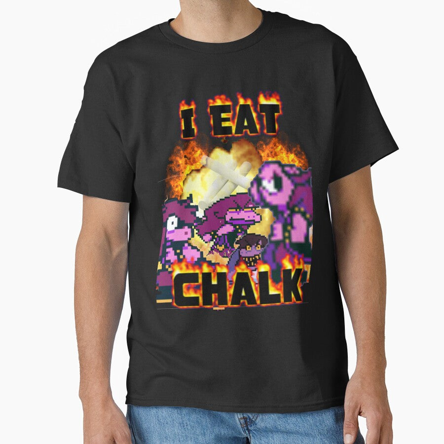 I eat chalk Susie deltarune by staticshops
