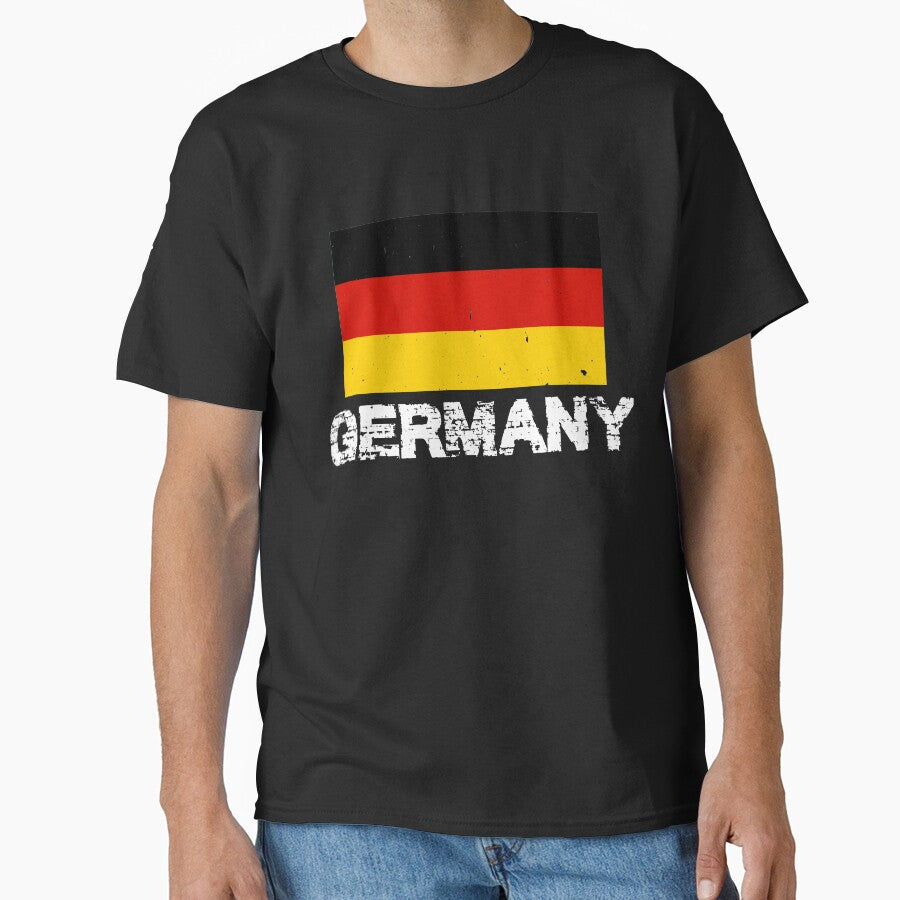 Germany Flag T-Shirt for Men and Women by AllStarMerch
