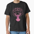 Pink Christmas deer by Xatutik.art
