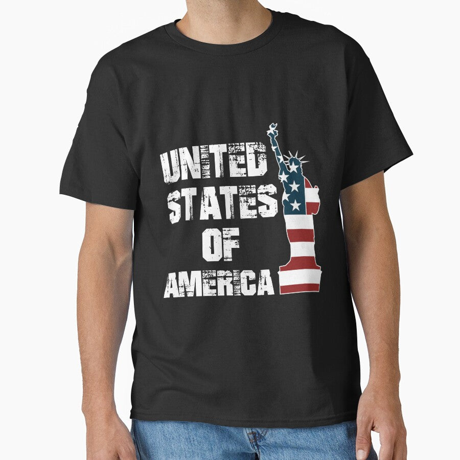 United States of America | Statue of Liberty T-Shirt by AllStarMerch