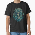 Retro Design Medusa Greek Mythology by Chmielayka