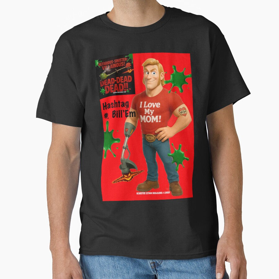 Hashtag #. Bill’Em horror parody character by Author-Creator