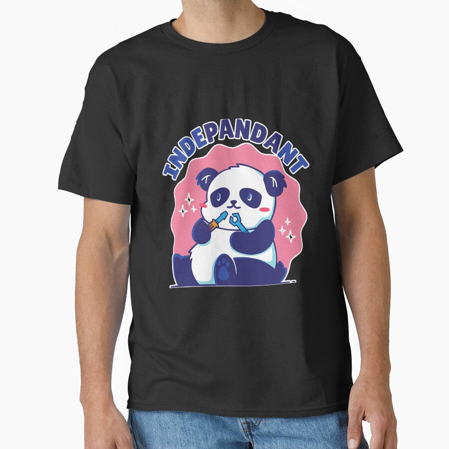 Funny Panda Bear Pun Indepandant by unassertive19
