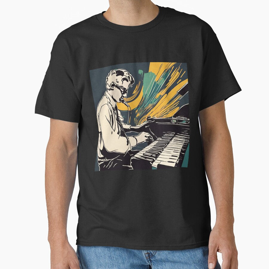 The Retro Pianist by Aurorartsprint