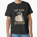 Just A Dad Who Always Came Back With The Milk Father Penguin fathers day by salmzouriart
