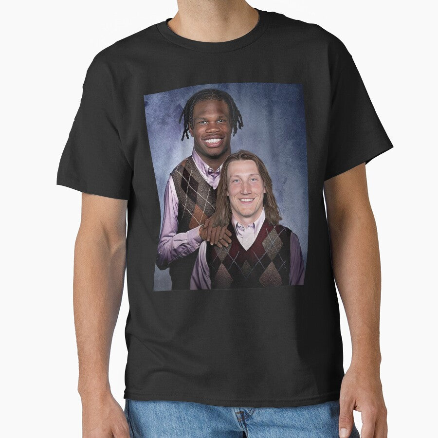 Funny Football Step Bros T-Shirt – Viral Meme Sports Duo Design by BeatriceJFling
