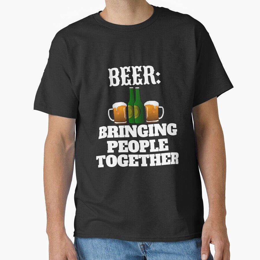 Funny Beer Drinker Drinking Beer: Bringing People Together by fantasticdesign