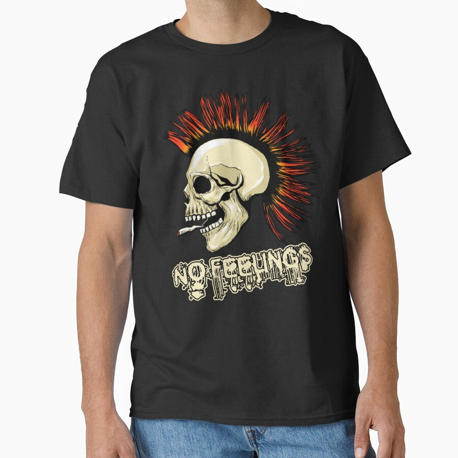 No Feelings - Punk Rock Skull by MagicEyesOnly