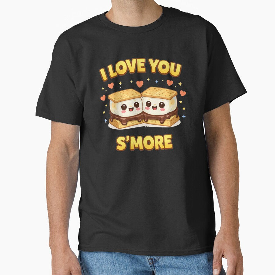 I Love You S’more Cute Food Pun by Papier Atelier Art