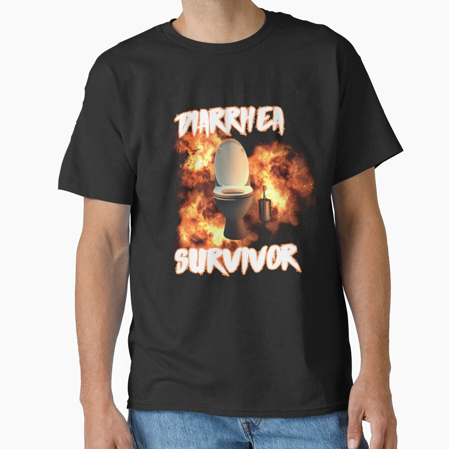 DIARRHEA SURVIVOR T-Shirt by LegacyTeeCo