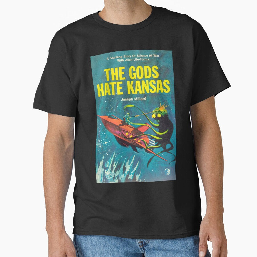 The Gods Hate Kansas Alien Invasion 1960s Science Fiction Novel Pulp Art by Maljonic