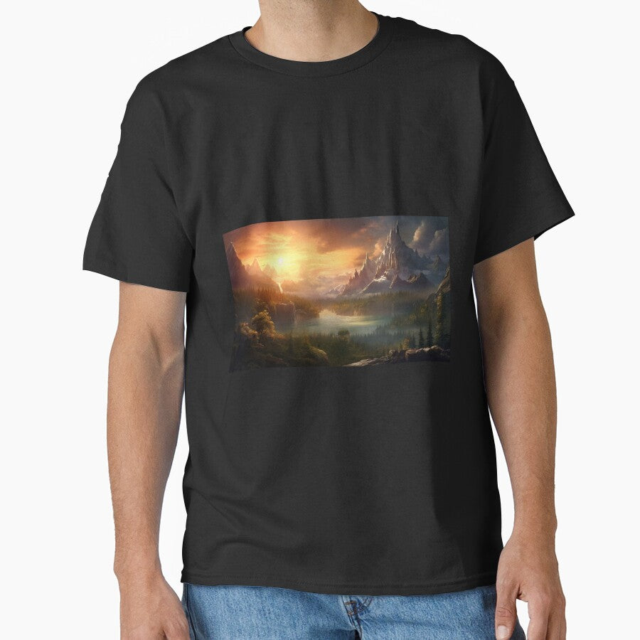 Fantasy Landscape - Majestic Mountain Peaks by Fantasy Masterpiece
