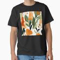 Sophisticated Boho Abstract Designs In Sage And Orange by DEC02