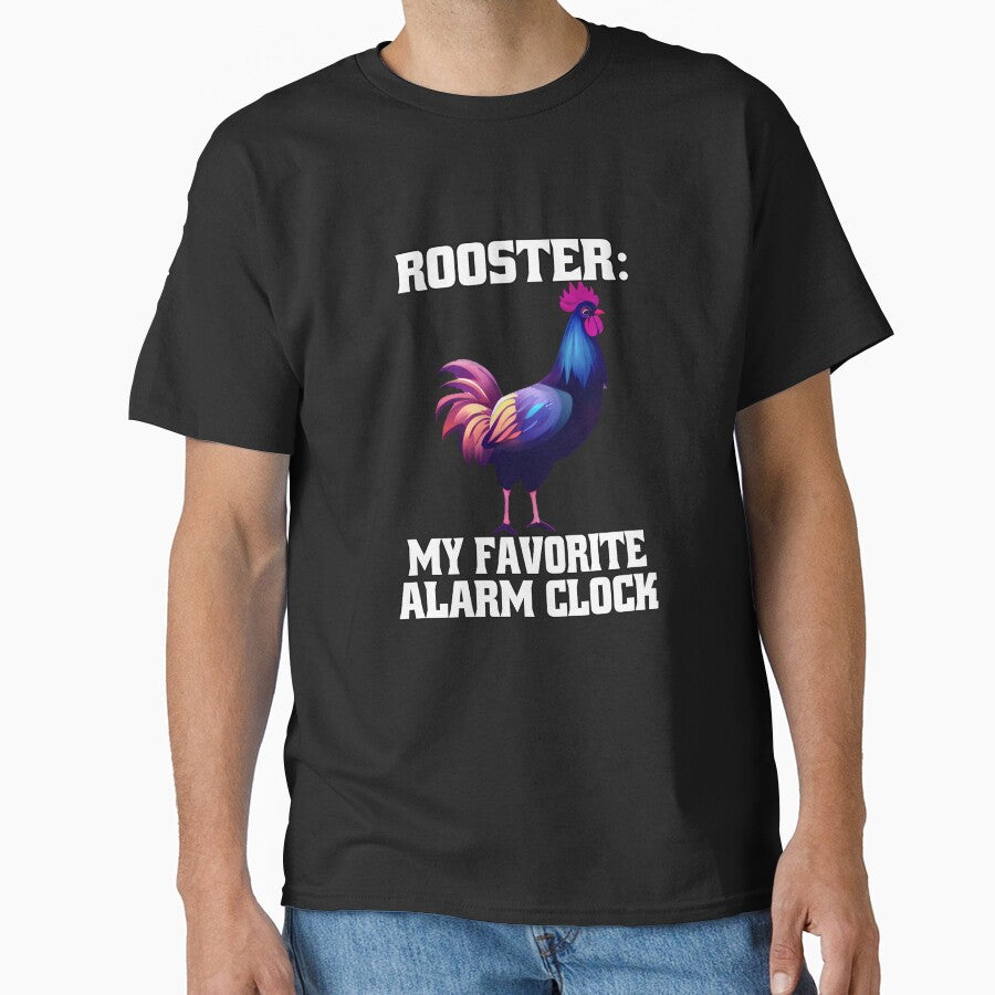 CFunny Chicken Farmer Humor Rooster:My Favorite Alarm Clock by fantasticdesign