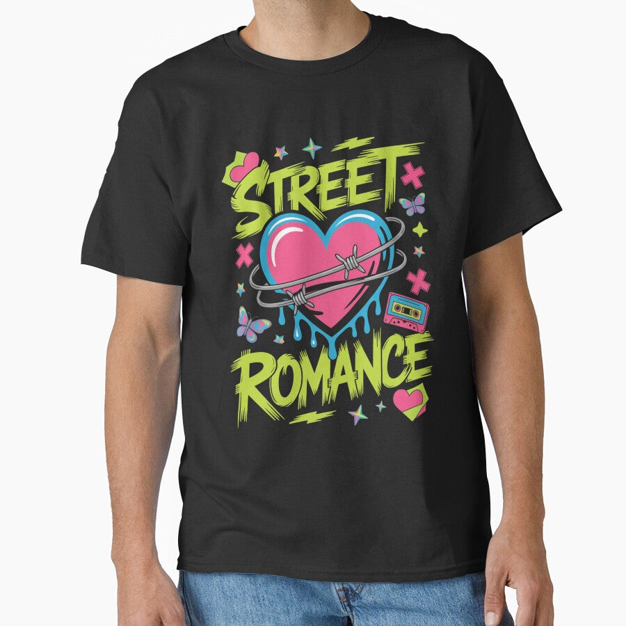 Street Romance Barbed Wire Dripping Heart Cassette Tape Valentine's Day by DarylWelsh2024