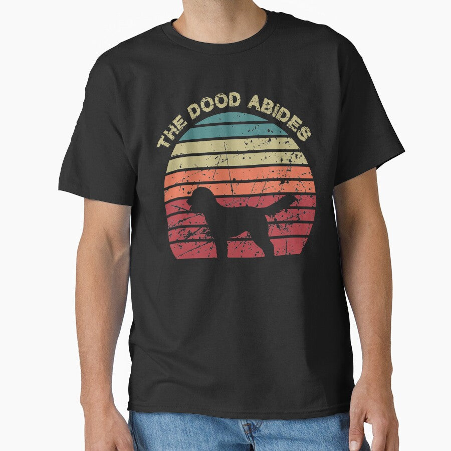 The Dood Abides - Lebowski, The Dude, Labradoodle Goldendoodle by Rooks-Artworks