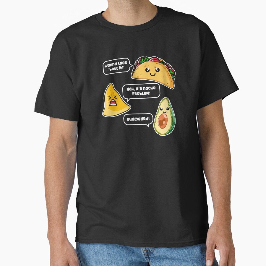 Nacho Problem Taco Burrito Pun Gift Idea design by Lisbob