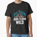 Runners Born To Run Wild Funny Running Motivation by PaulaStokes2