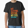 NOT SLEEPING sleepy nap dad jokes funny fathers day papa pops birthday by w1ckerman