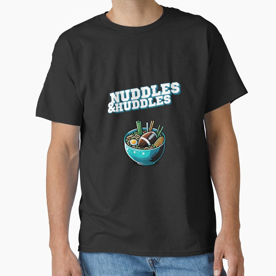 Noodle Ramen Bowl & Football Fan - Tailgate Party Essential by DeanASkinner