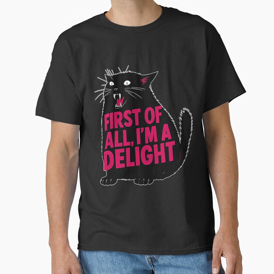 First Of All I'M A Delight Roaring Black Cat by stanton88