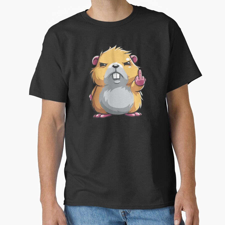 Hamster middle finger by giggletshirts