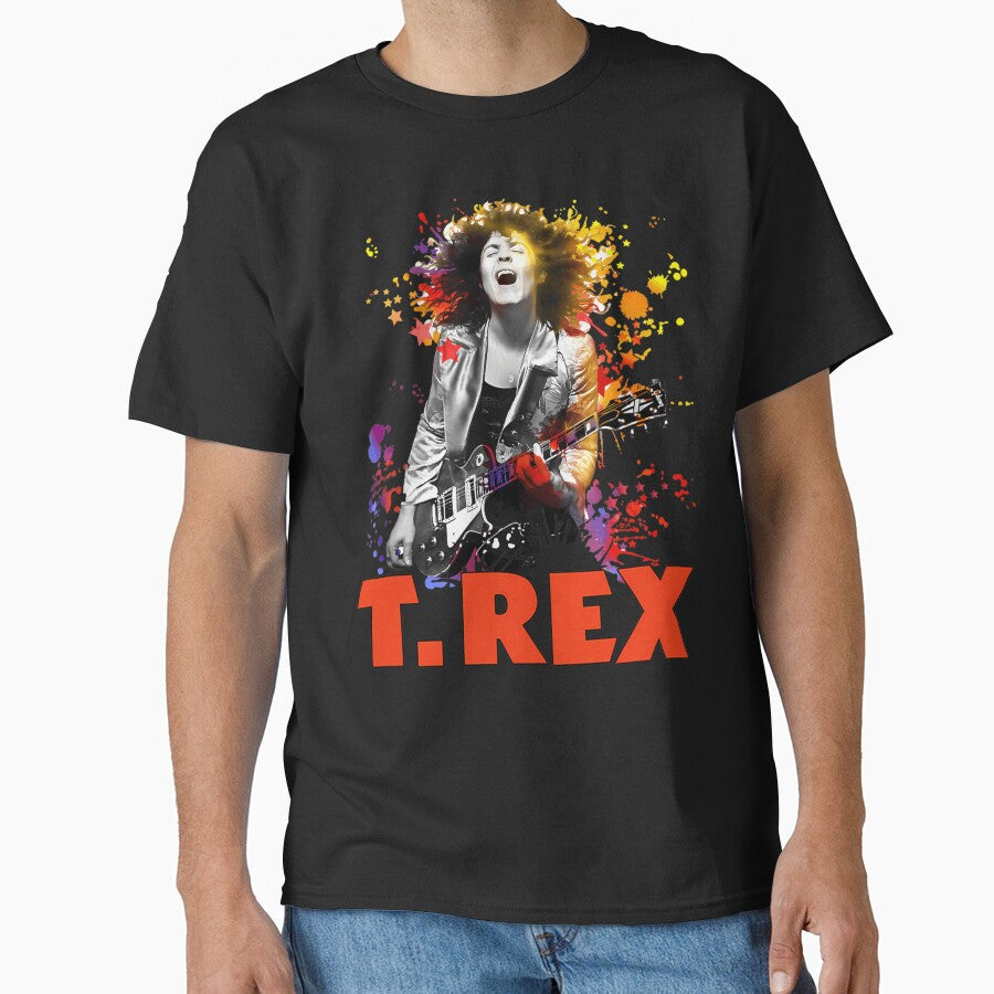 T Rex Rock Band Marc Bolan Retro Cool by AbdoOo86