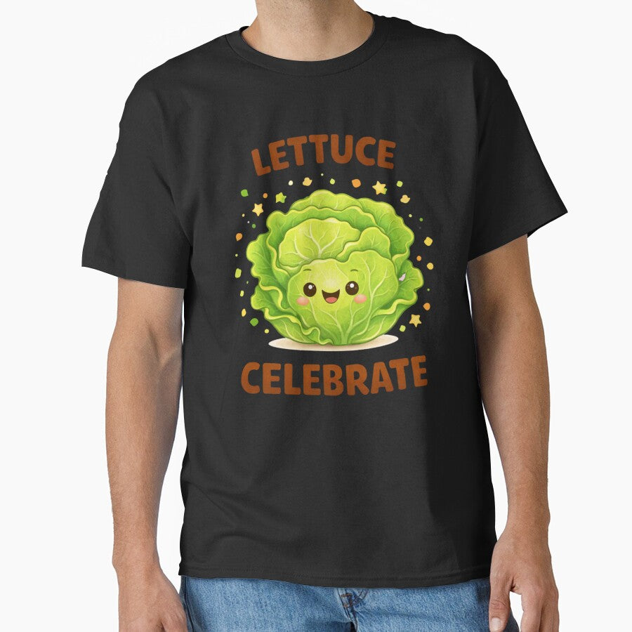 Lettuce Celebrate Cute Food Pun by Papier Atelier Art