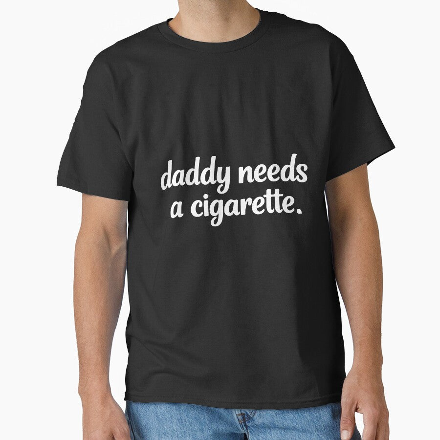 Daddy Needs a Break Funny Tired Dad Parenting Humor Design by kiralynstration