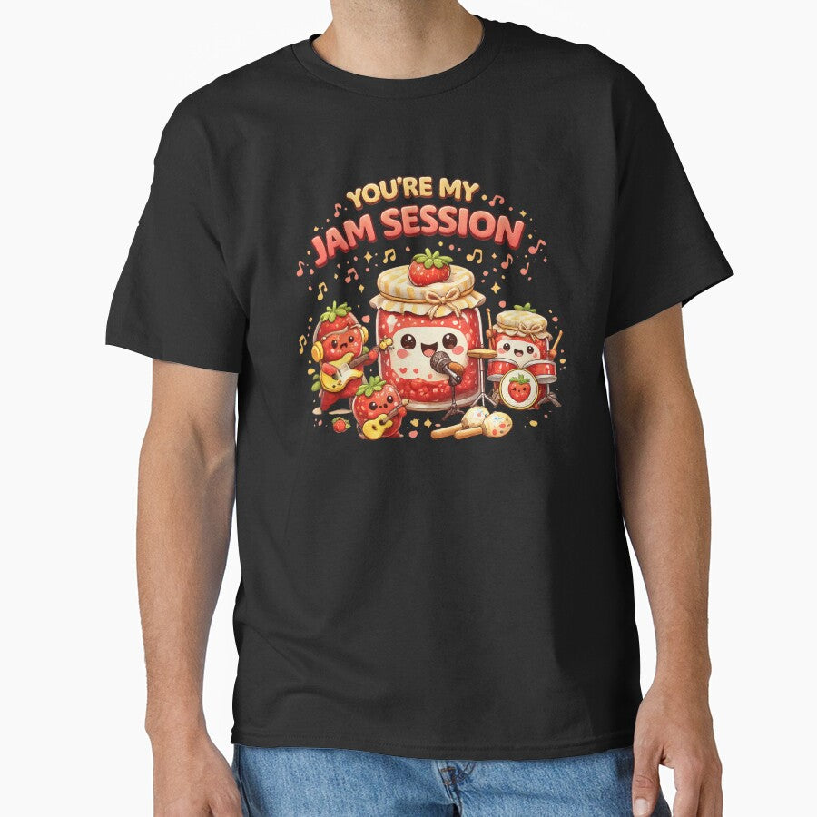 You’re My Jam Session Cute Pun Shirt by Papier Atelier Art