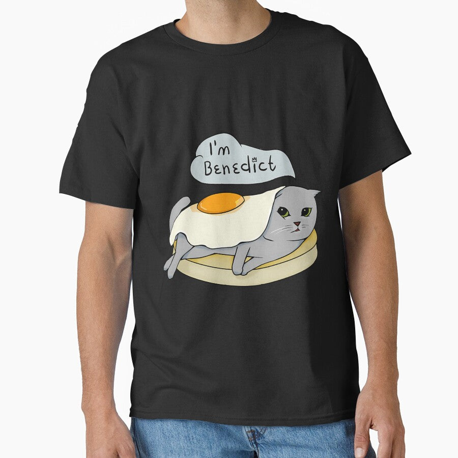 Cat Eggs Benedict Food Pun by hdukiyxgb46