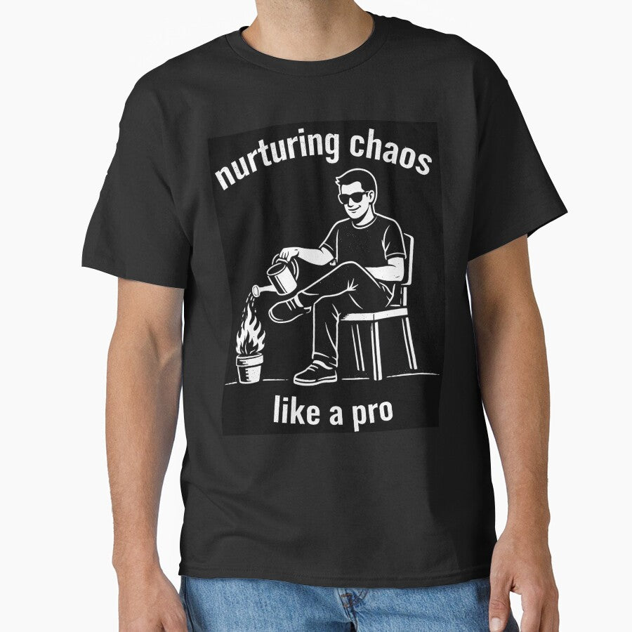Nurturing Chaos Like a Pro Dark Humor by apex.vibe