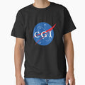 Nasa CGI Logo T-Shirt_3341219 by ZiraBooth