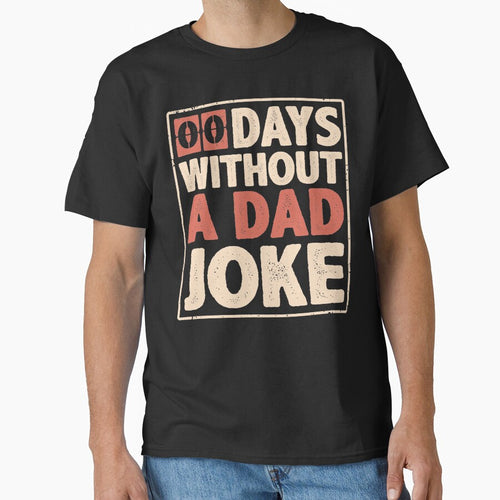 00 Zero Days Without A Dad Joke Vintage Funny Gift for Daddy with Bad Jokes Fathers Day Gift by alenaz