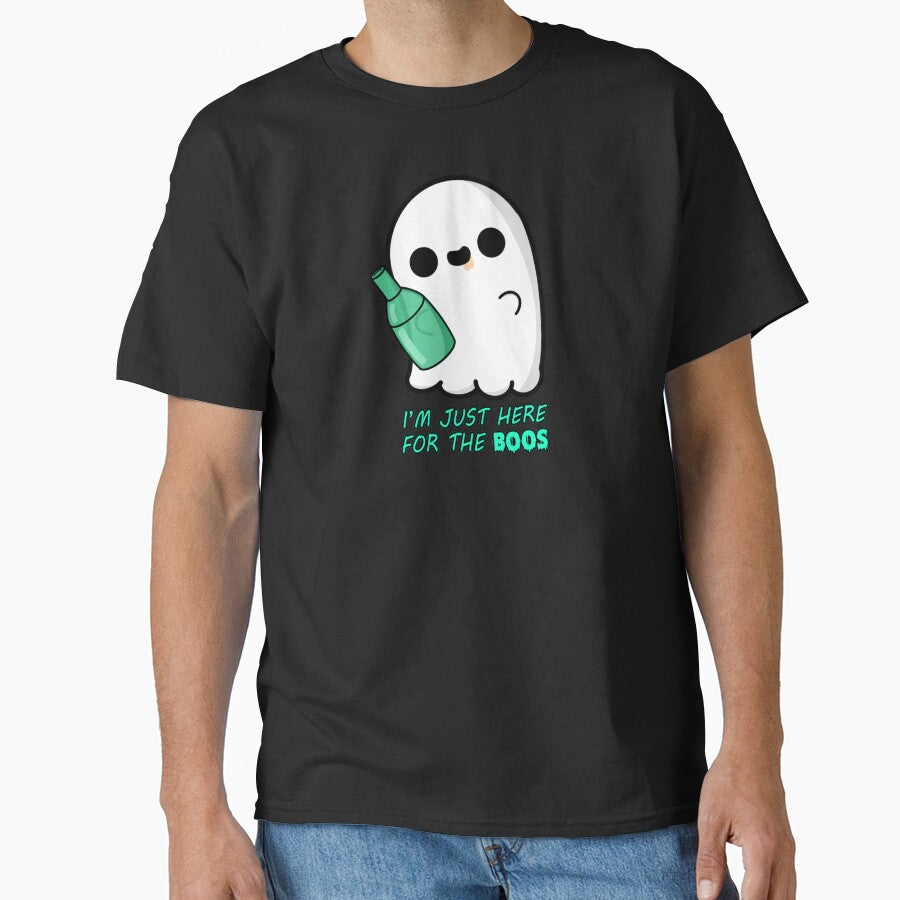 Cute Cartoon Ghost|| I'm Just Here for the Boos || Kawaii Halloween by cookingwithten