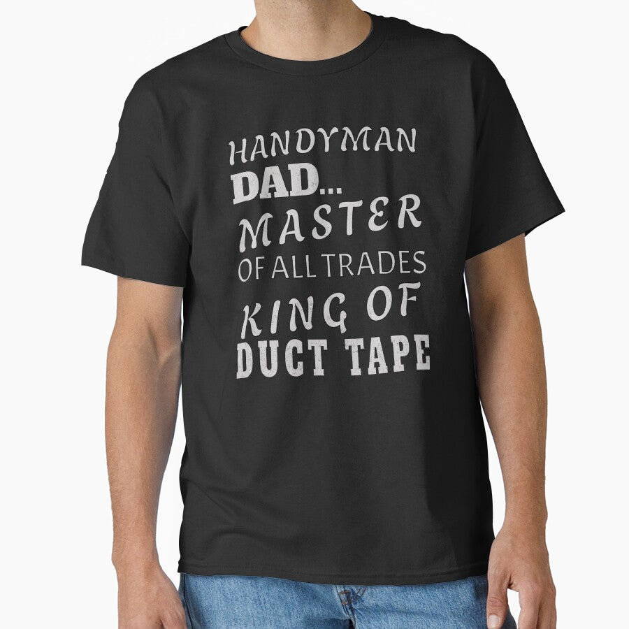 Funny Handyman Dad DIY Duct Tape Joke by ZeptepiTrends