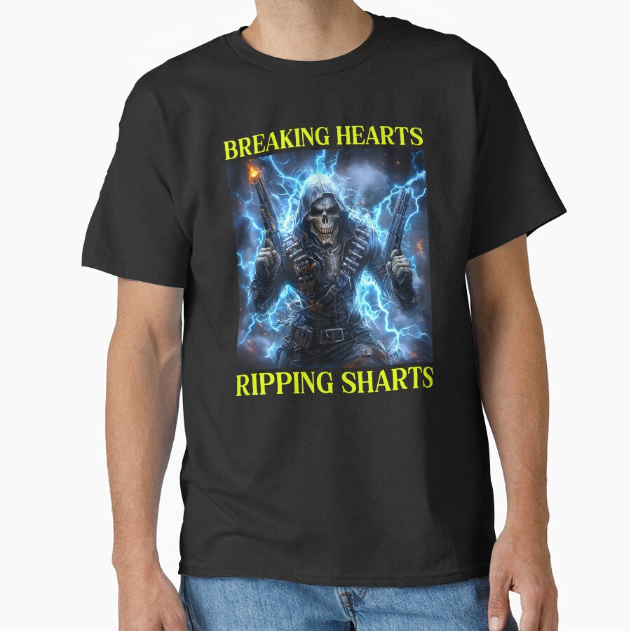 Breaking Hearts Ripping Sharts Oddly Specific by RockFireMerch